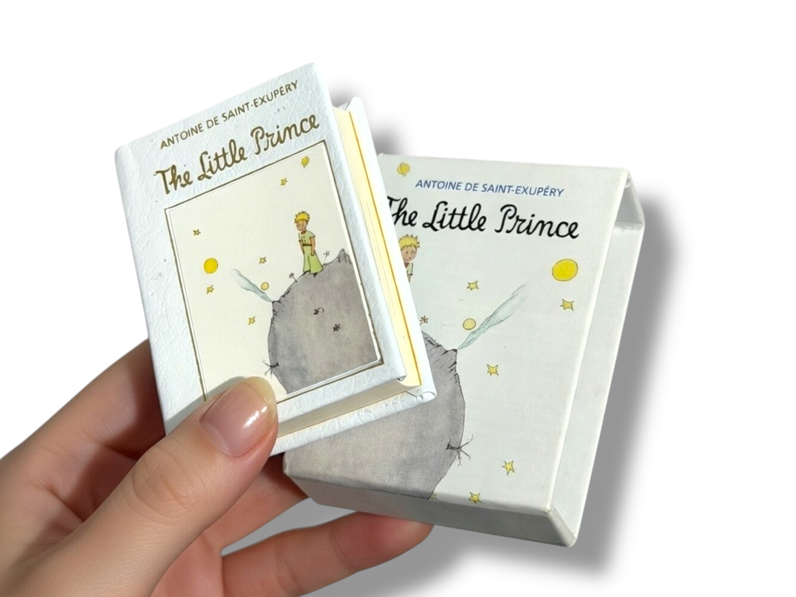 The Little Prince NUMBERED tiny book leather hardcover w/slipcase Germany 264p