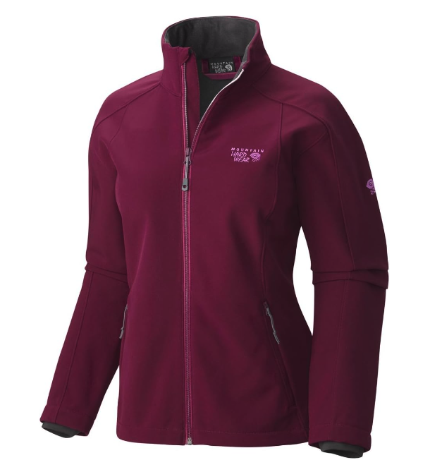 Mountain Hardwear Women's Fairing SoftShell Fleece Lined Jackets - Picture 8 of 8
