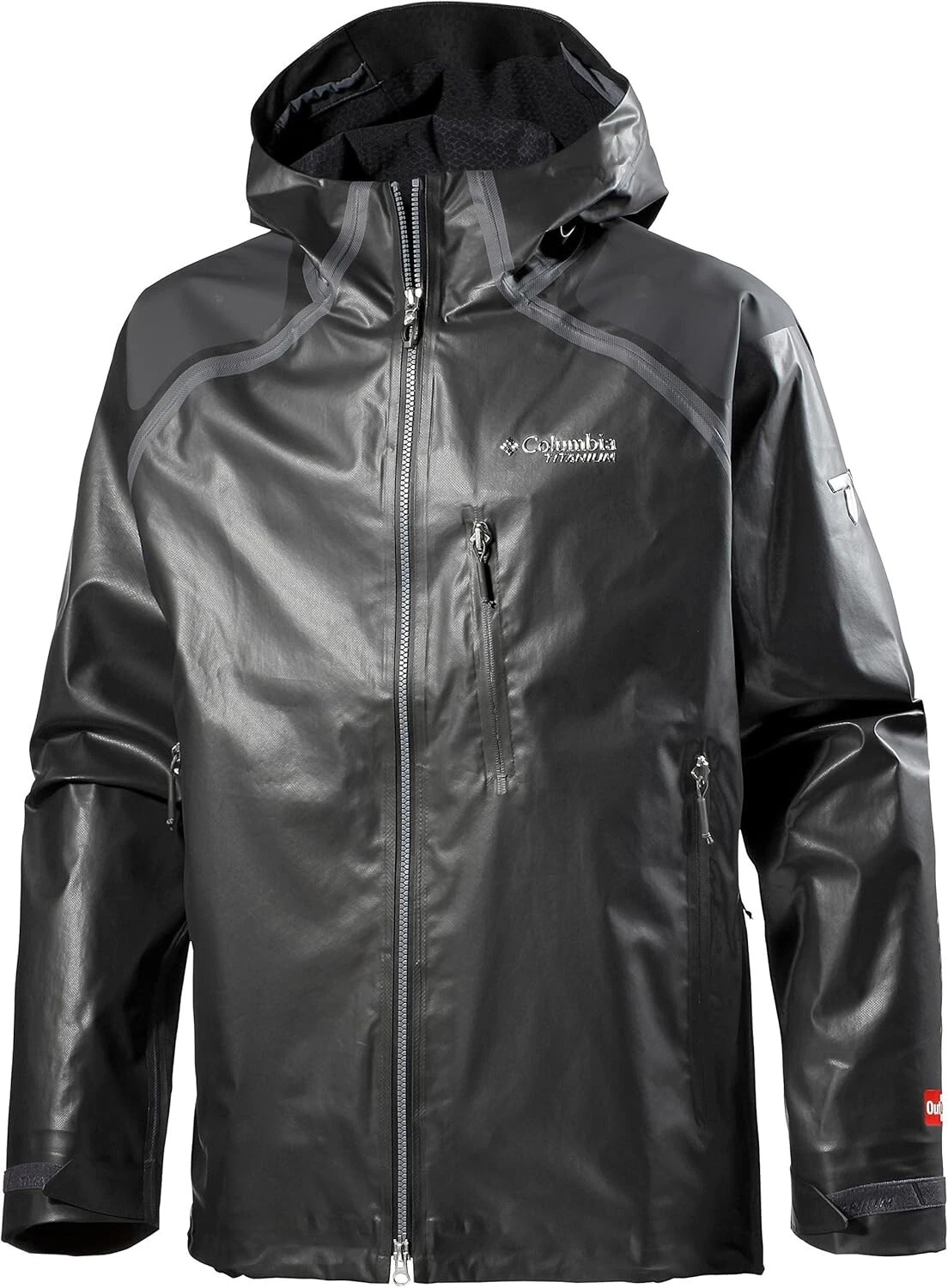 Columbia Men's Titanium Outdry Ex Diamond Rain Jacket Black Size XL - Picture 4 of 5