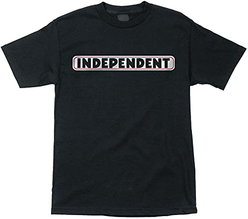 Independent T-Shirt Bar Logo Short Sleeve Skate T-Shirt Black 4890₽