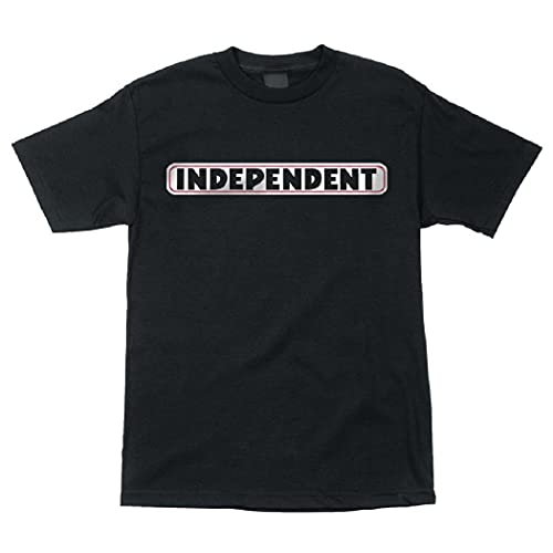 Independent T-Shirt Bar Logo Short Sleeve Skate T-Shirt Black 4790₽