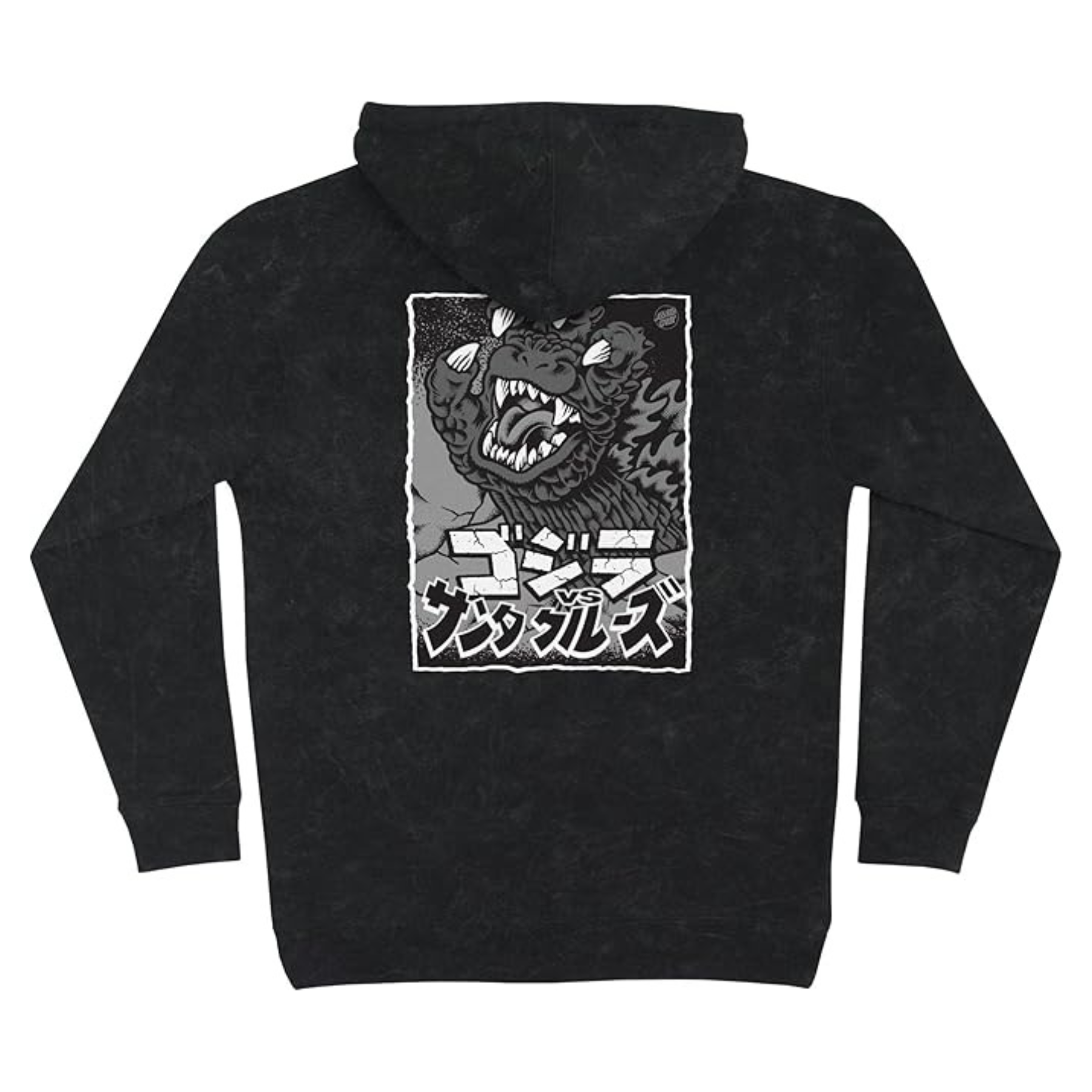 SANTA CRUZ x Godzilla Pullover Hooded Sweatshirt Godzilla Hand Skate Hoodie - Picture 9 of 9