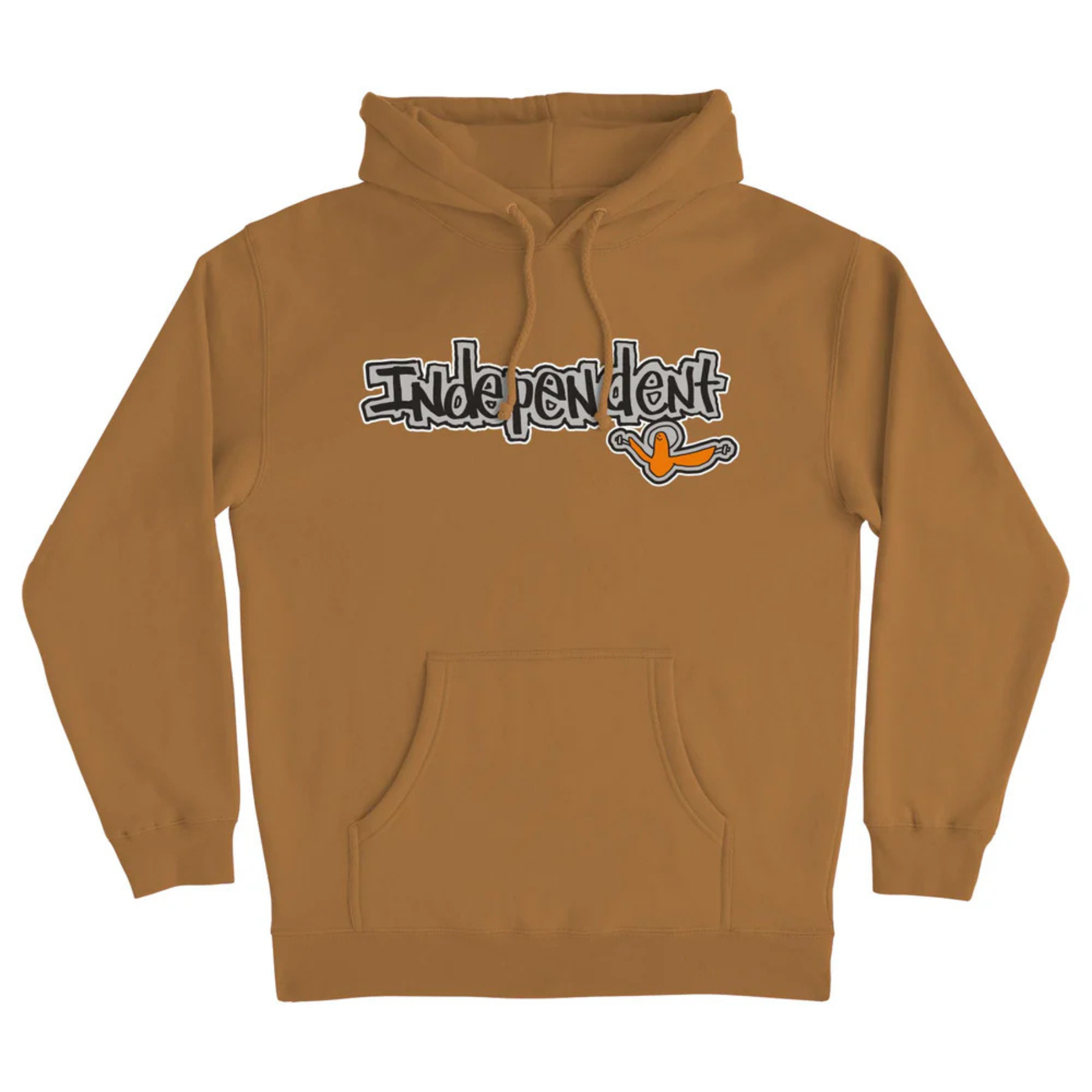 Independent Trucks Gonz Bar Men's Pullover Hooded Sweatshirt Saddle Brown - Picture 4 of 5