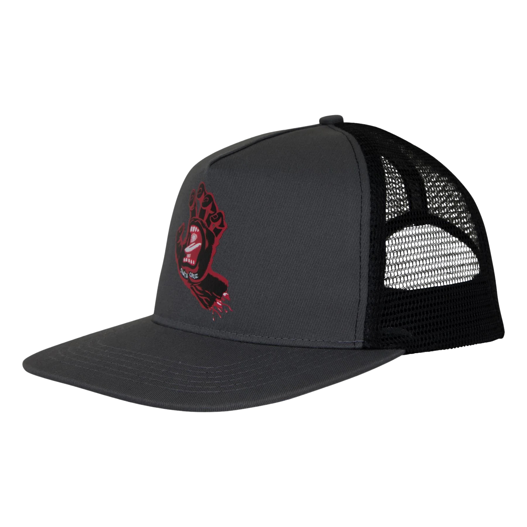 SANTA CRUZ Unstructured Snapback Screaming Hand Mesh Trucker Skate Hat