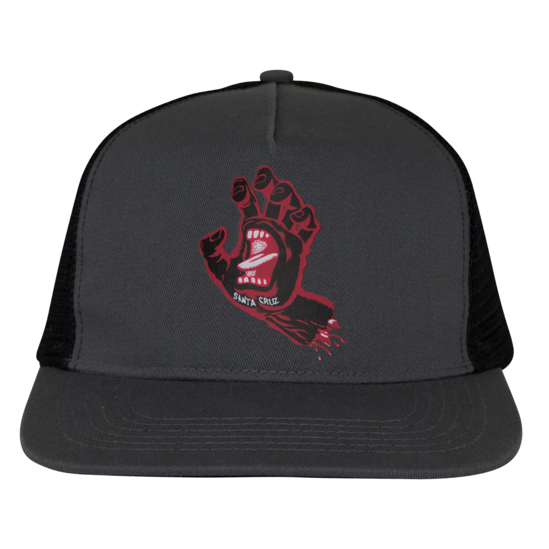 SANTA CRUZ Unstructured Snapback Screaming Hand Mesh Trucker Skate Hat