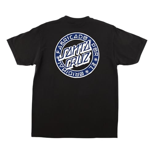 SANTA CRUZ Men's S/S T-Shirt Loco Dot Skate T-Shirt Black