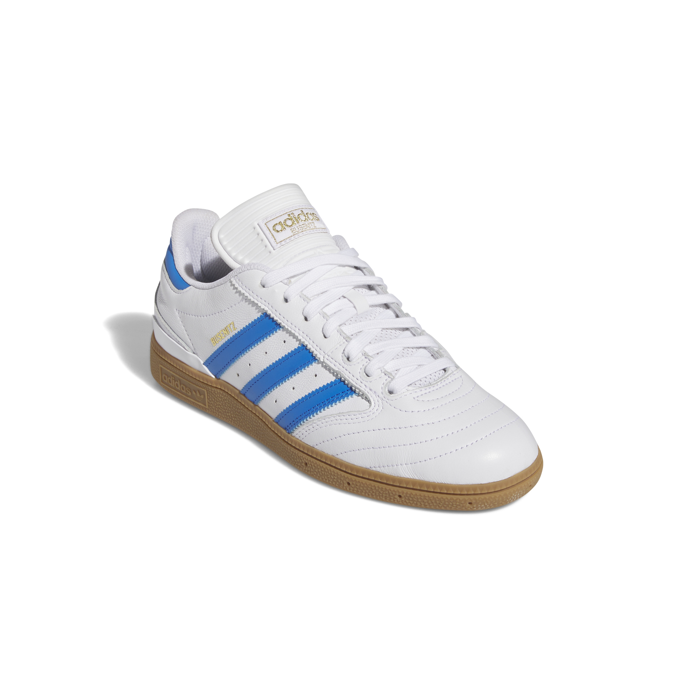 Adidas Busenitz Pro Men's Skate Shoes IE3101 Cloud White/Bluebird/Gold Metallic - Picture 6 of 11