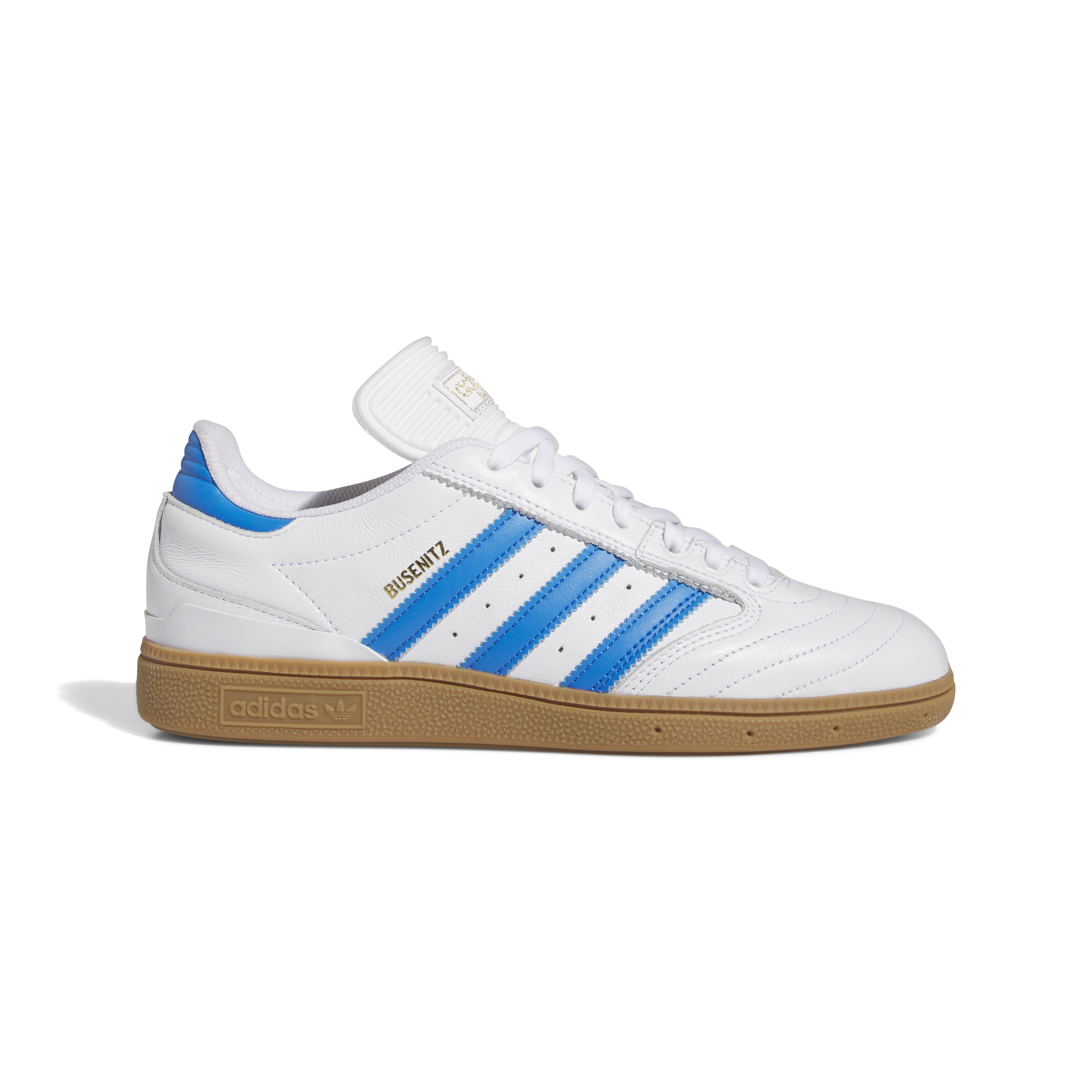 Adidas Busenitz Pro Men's Skate Shoes IE3101 Cloud White/Bluebird/Gold Metallic - Picture 4 of 11