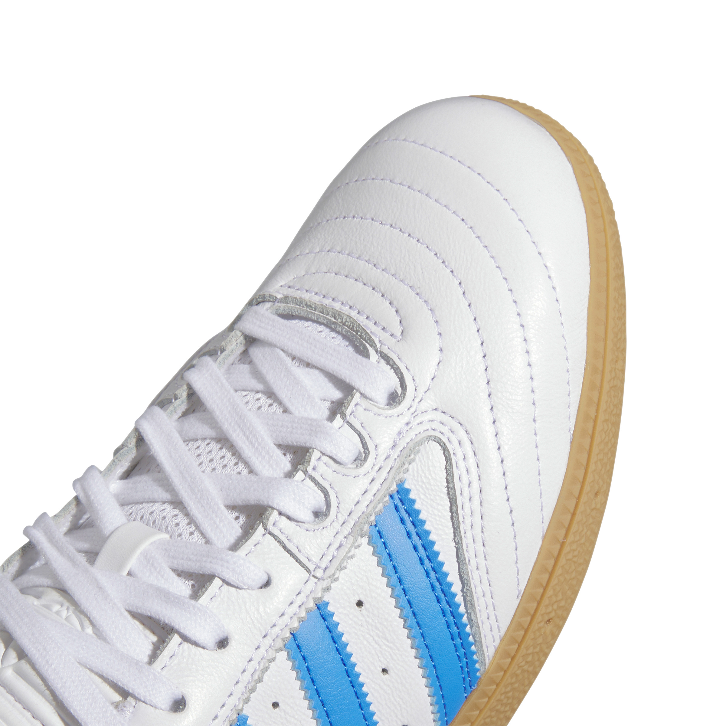 Adidas Busenitz Pro Men's Skate Shoes IE3101 Cloud White/Bluebird/Gold Metallic - Picture 10 of 11