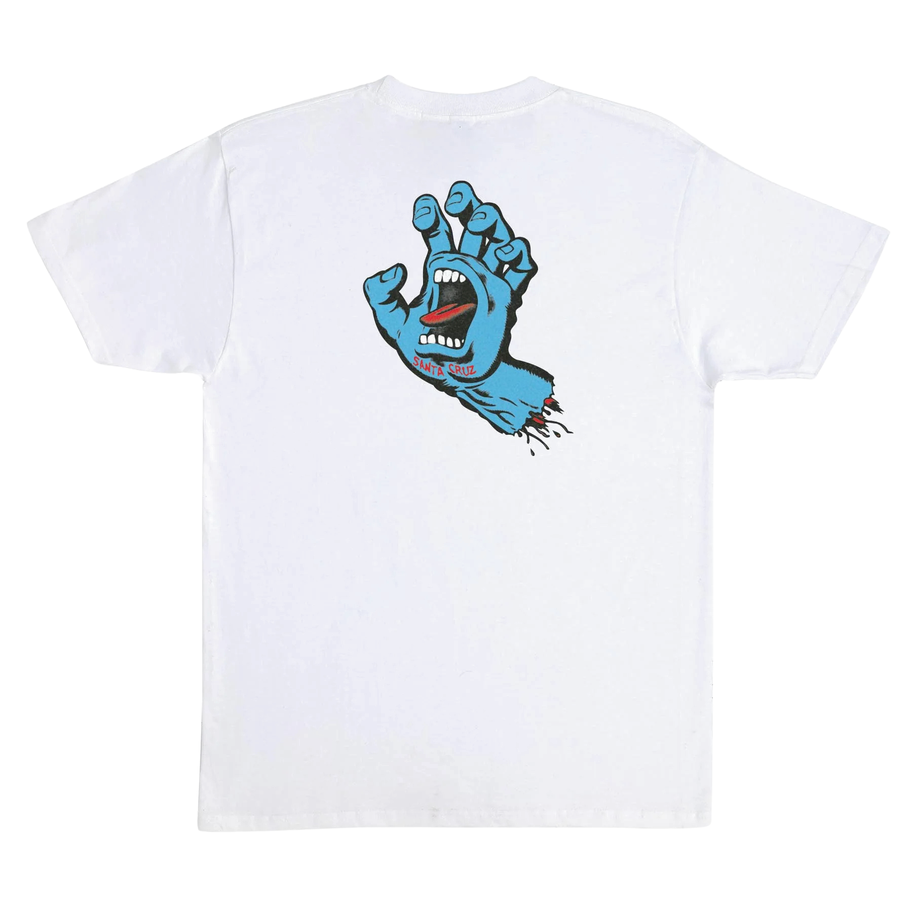 Santa Cruz Screaming Hand Logo Men's Short Sleeve T-Shirt White - Picture 5 of 5