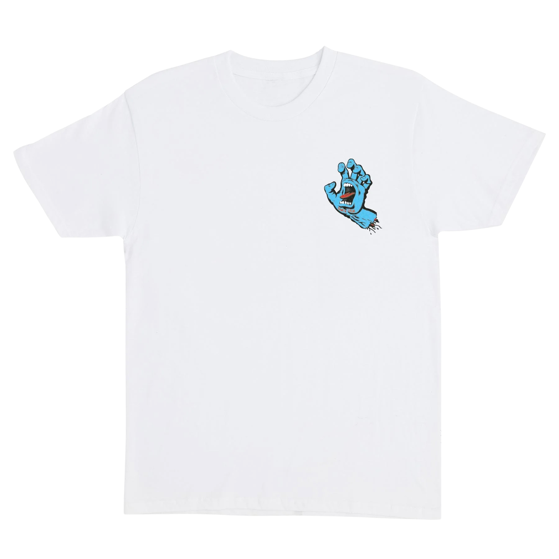 Santa Cruz Screaming Hand Logo Men's Short Sleeve T-Shirt White - Picture 4 of 5