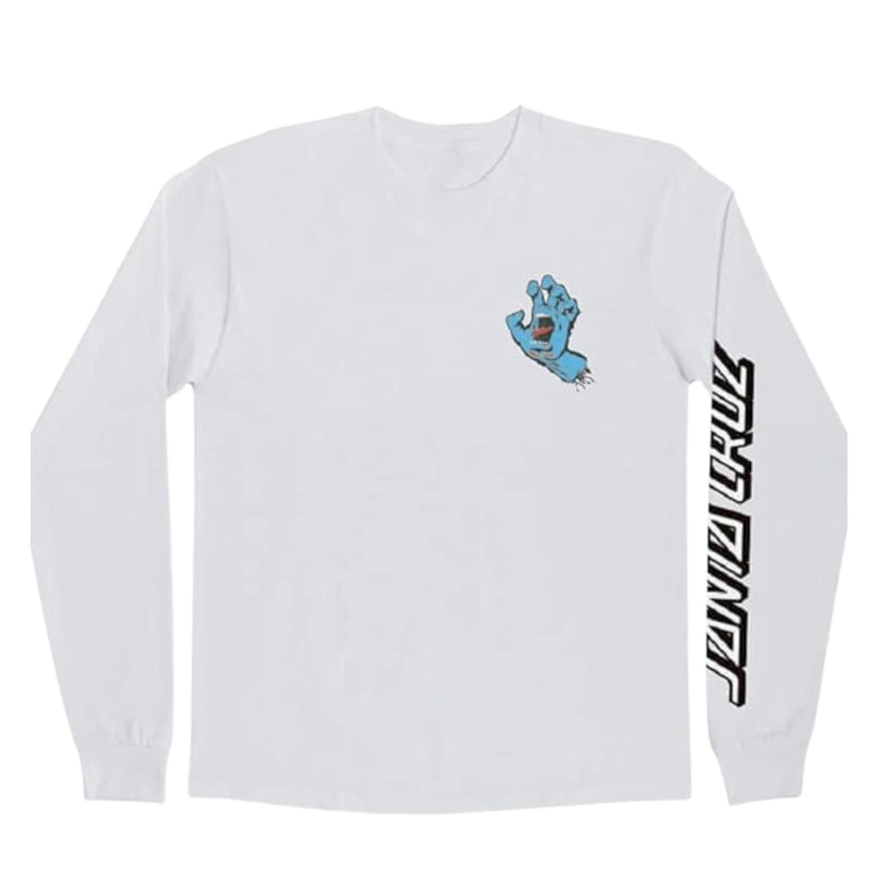 Футболка Santa Cruz Screaming Hand с длинным рукавом для скейтбординга разных цветов