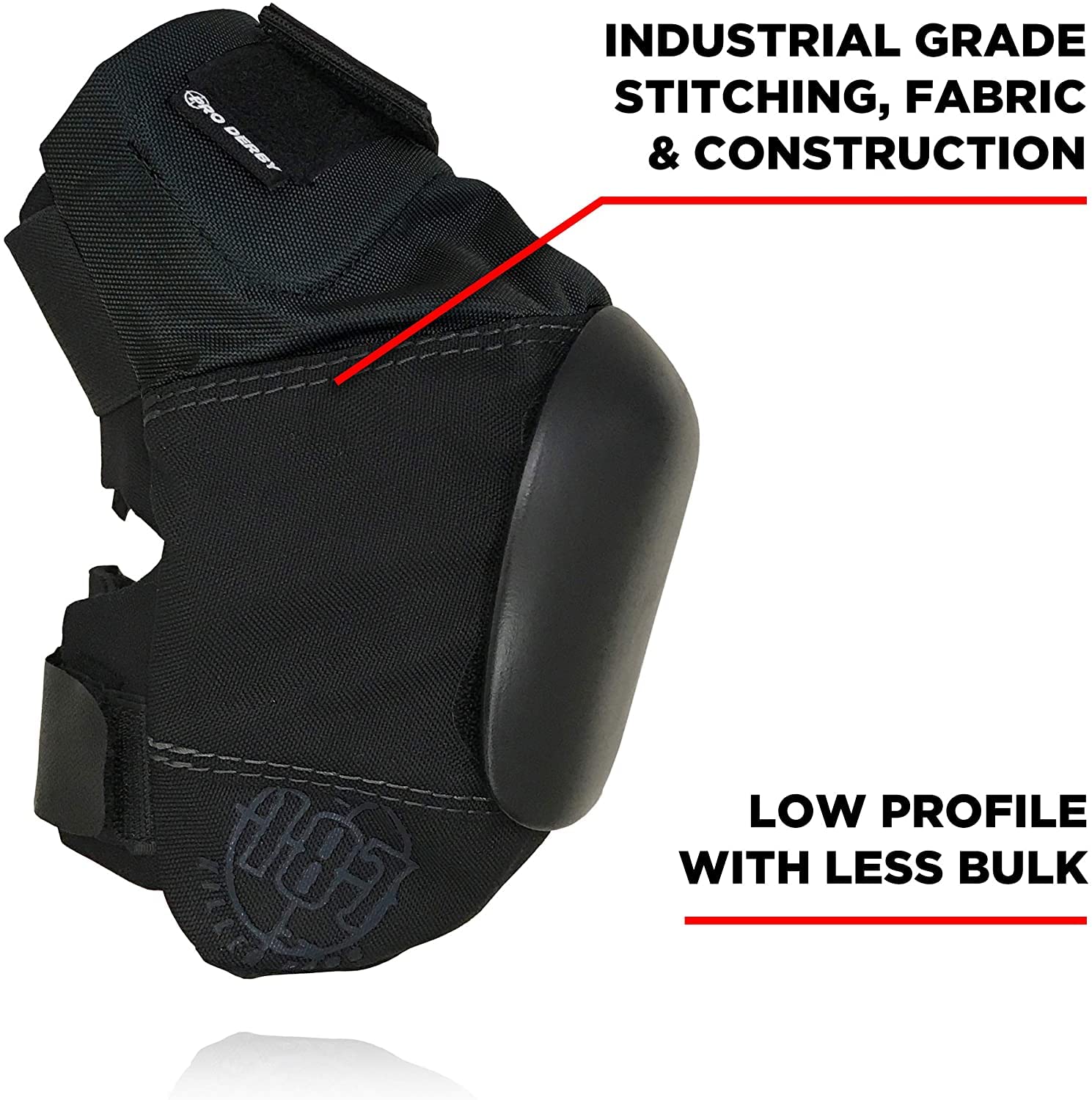 187 Killer Pads Pro Derby Knee Pads V-22 Dual Density Foam Pro Derby Knee Pads