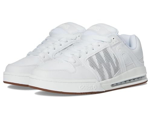 Osiris Mens Pixel Skate Shoes White/Grey/Gum