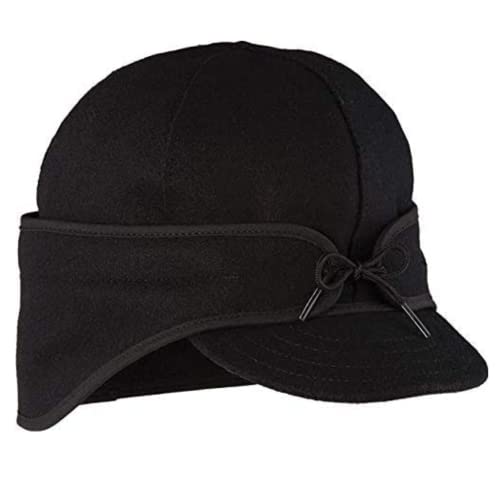 Шапка-ушанка Stormy Kromer Rancher Cap Шерстяная шапка-ушанка из флиса черного цвета