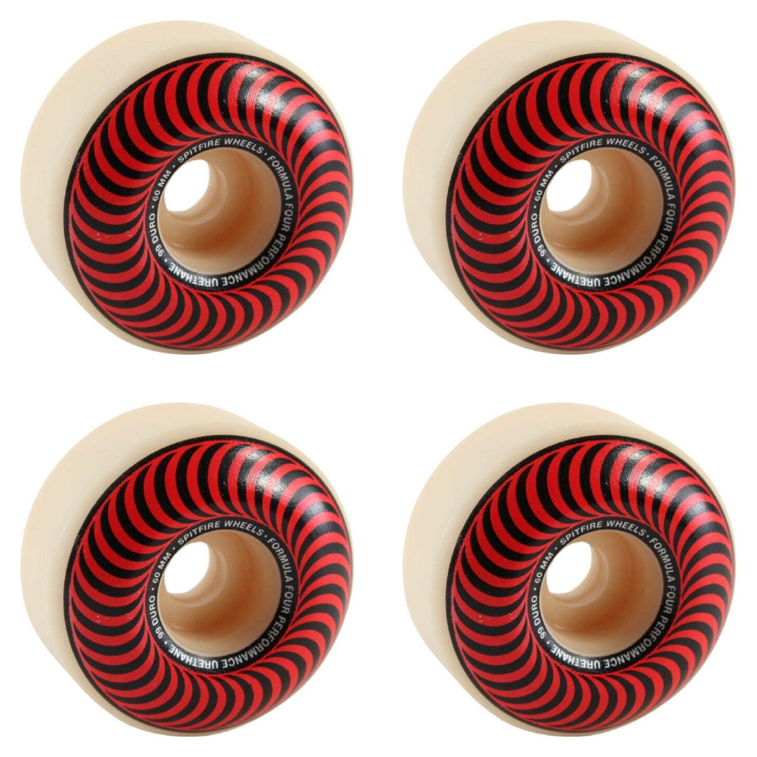 スケートボード SPITFIRE FORMULA FOUR Classic 60mm SPITFIRE Formula Four Classic 99D 60MM Skateboard Wheels
