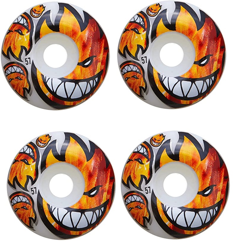 Spitfire Skateboard Wheels- Set of 4 / Bighead Series 99DU/ Skateboarding Wheels