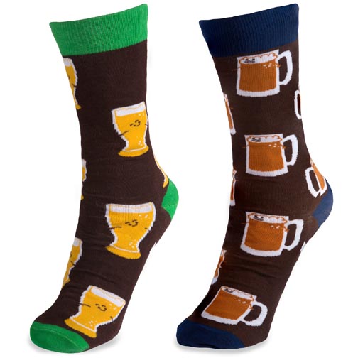 Calcetines de mezcla de algodón unisex de regalo Pavilion - cerveza - Imagen 7 de 9