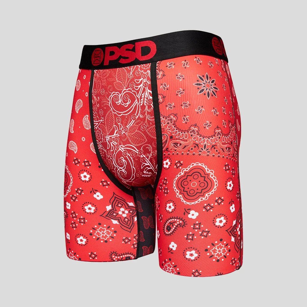 PSD Underwear Boxer Briefs Hype Red Bandana eBay