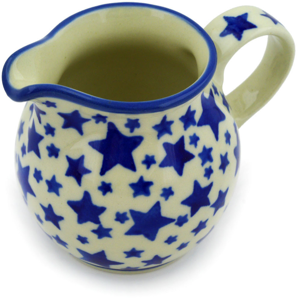 Polish Pottery Creamer Small Ceramika Artystyczna Starlight