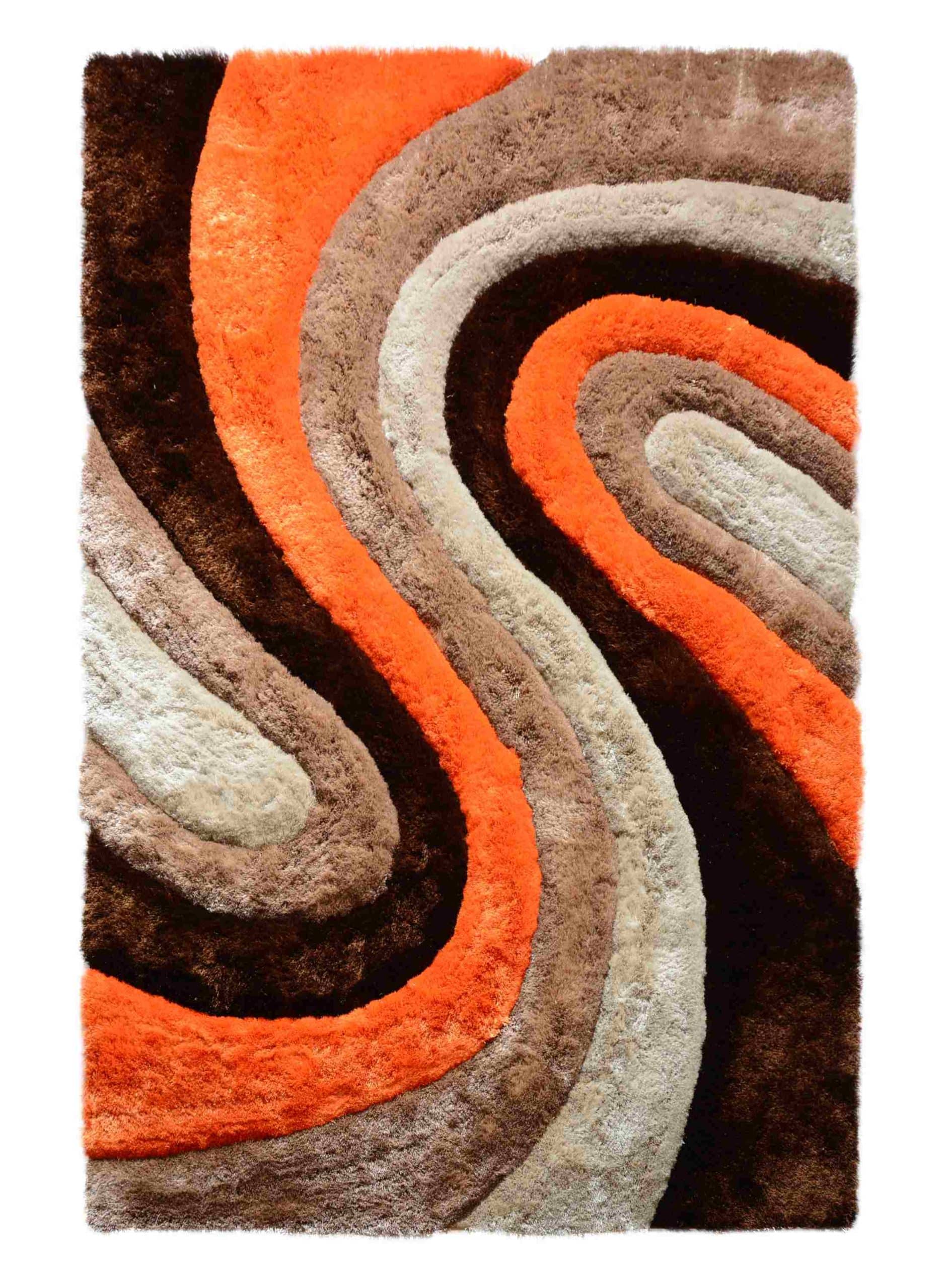 3D SHAGGY Modern Stylish Living Room Area Rug Design 882 - Picture 4 of 4