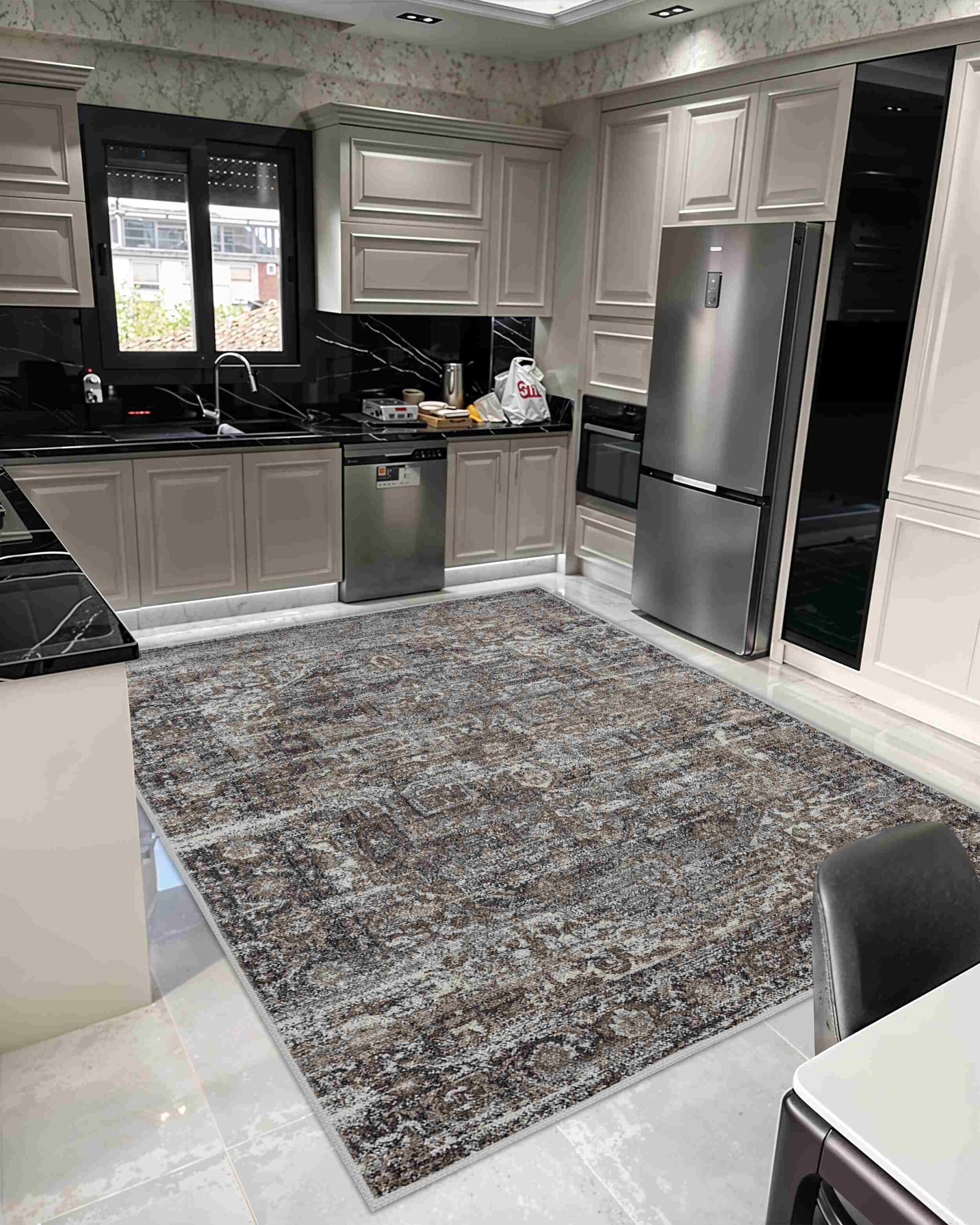 Aurora Abstract Modern Area Rug Indoor for Living Room Bedroom 9912 - Picture 16 of 18