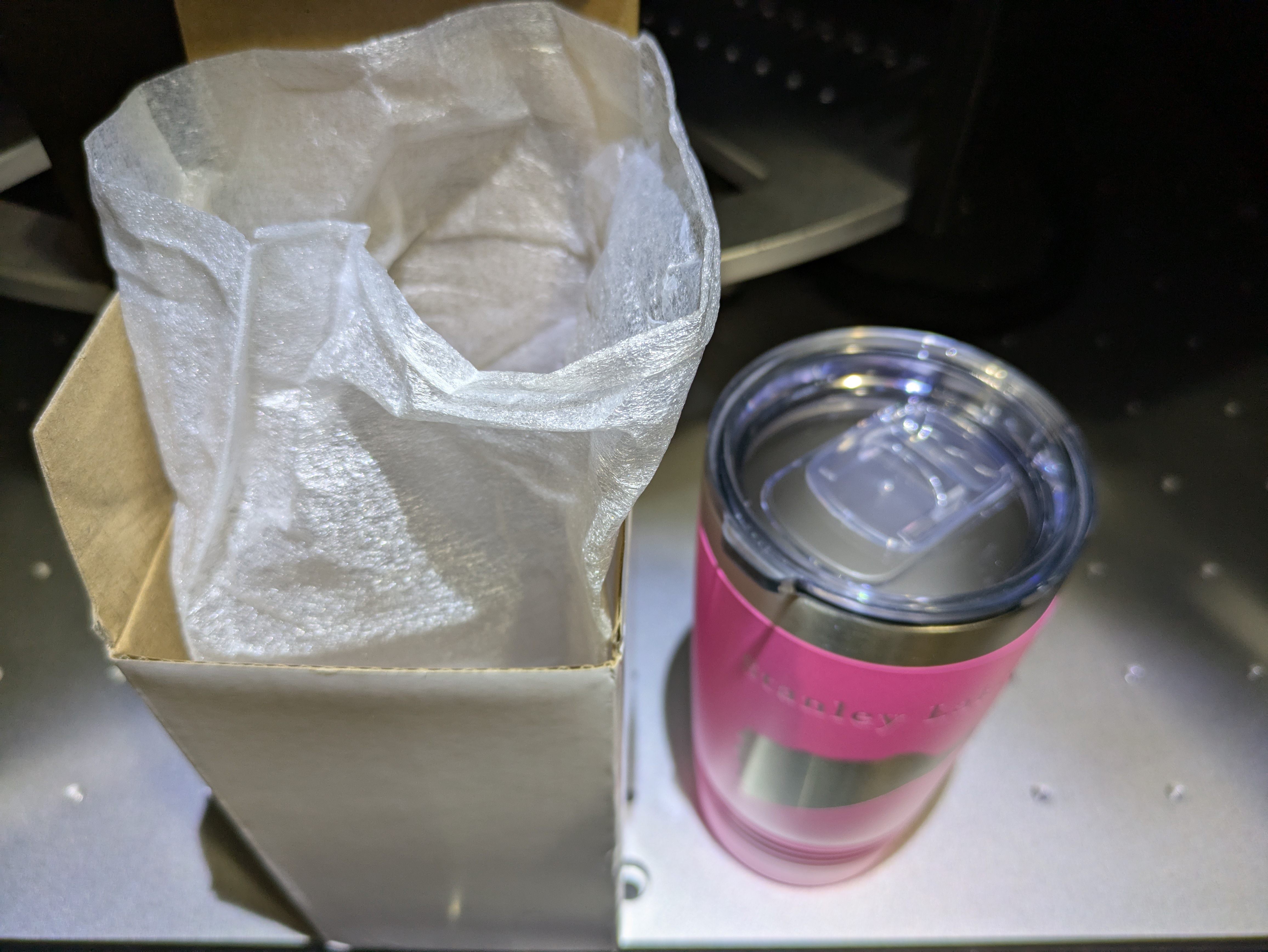 Stanley Lake Map Tumbler Travel Mug Insulated Laser Etched Coffee Cup Idaho 20oz - Picture 8 of 24