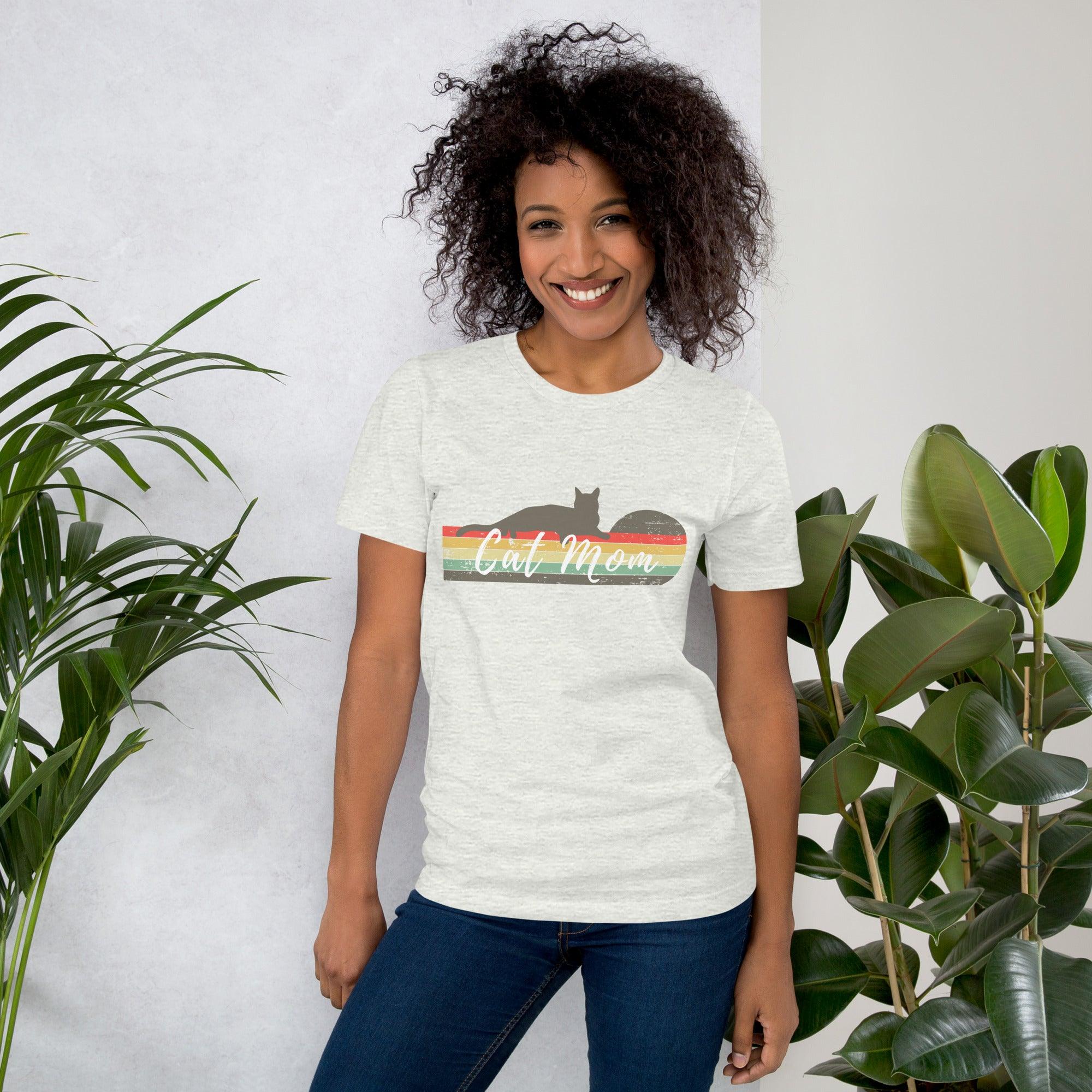Camiseta cuello redondo Cat Mom - Imagen 9 de 11