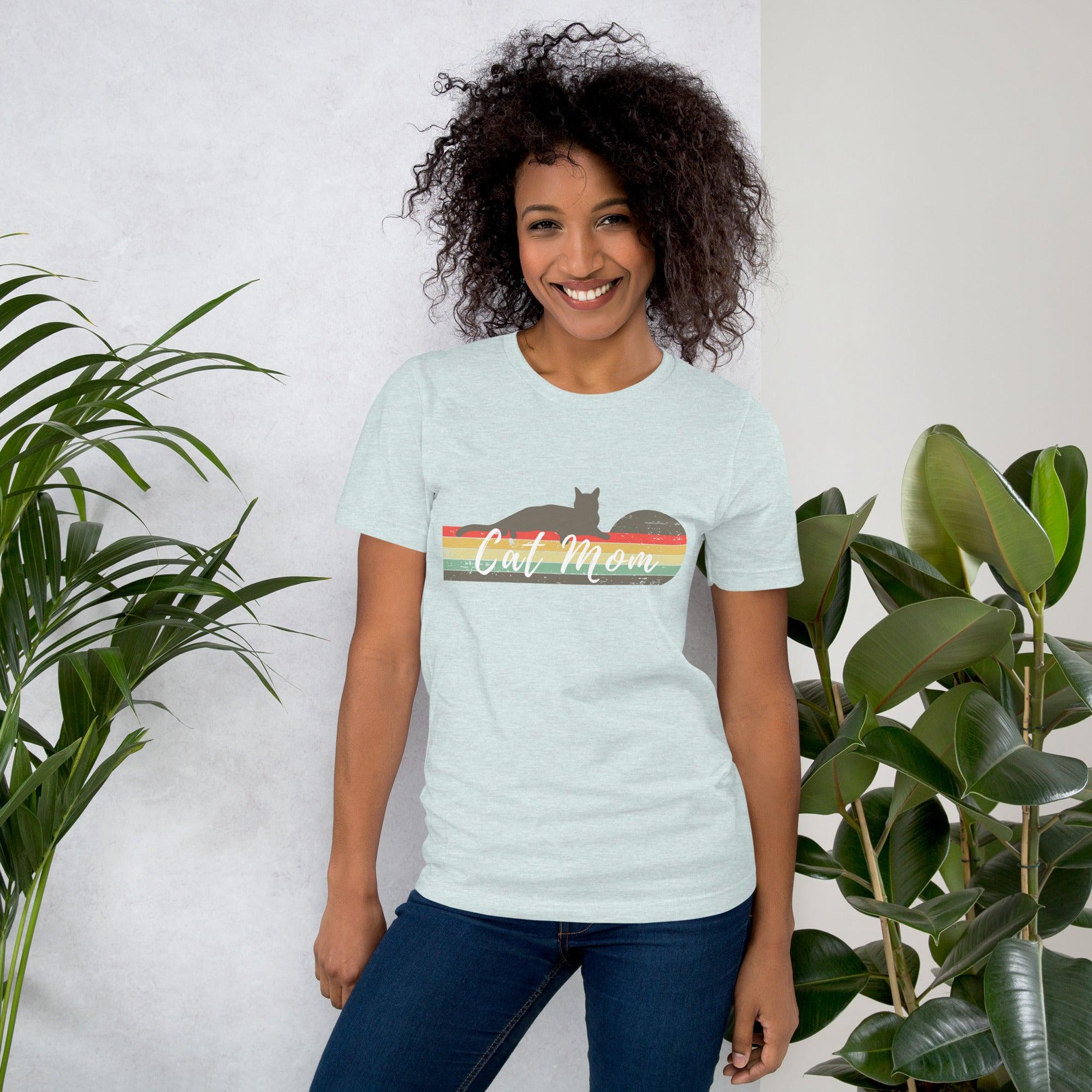 Camiseta cuello redondo Cat Mom - Imagen 7 de 11