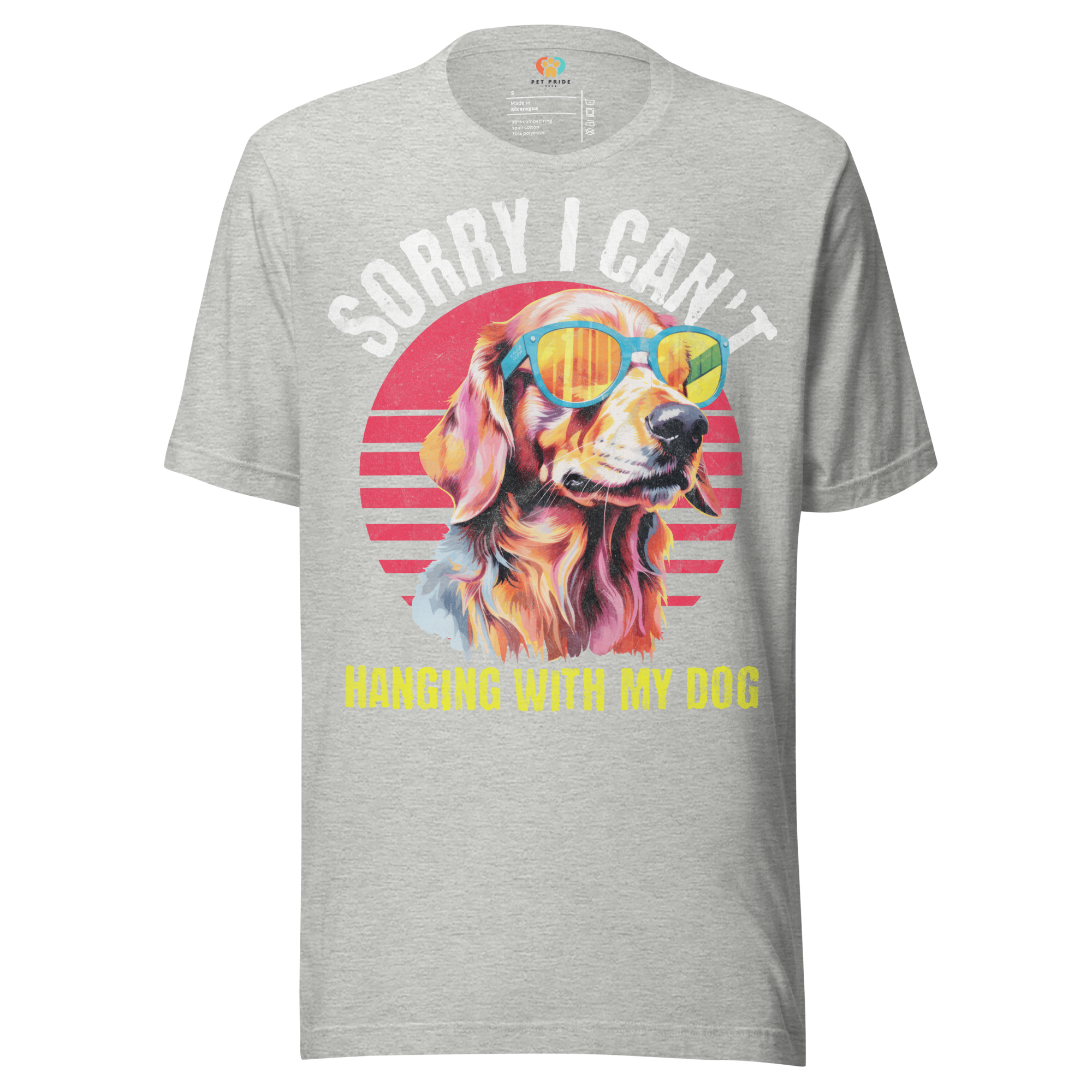Hanging with My Dog Crew Neck Tee - Picture 11 of 12