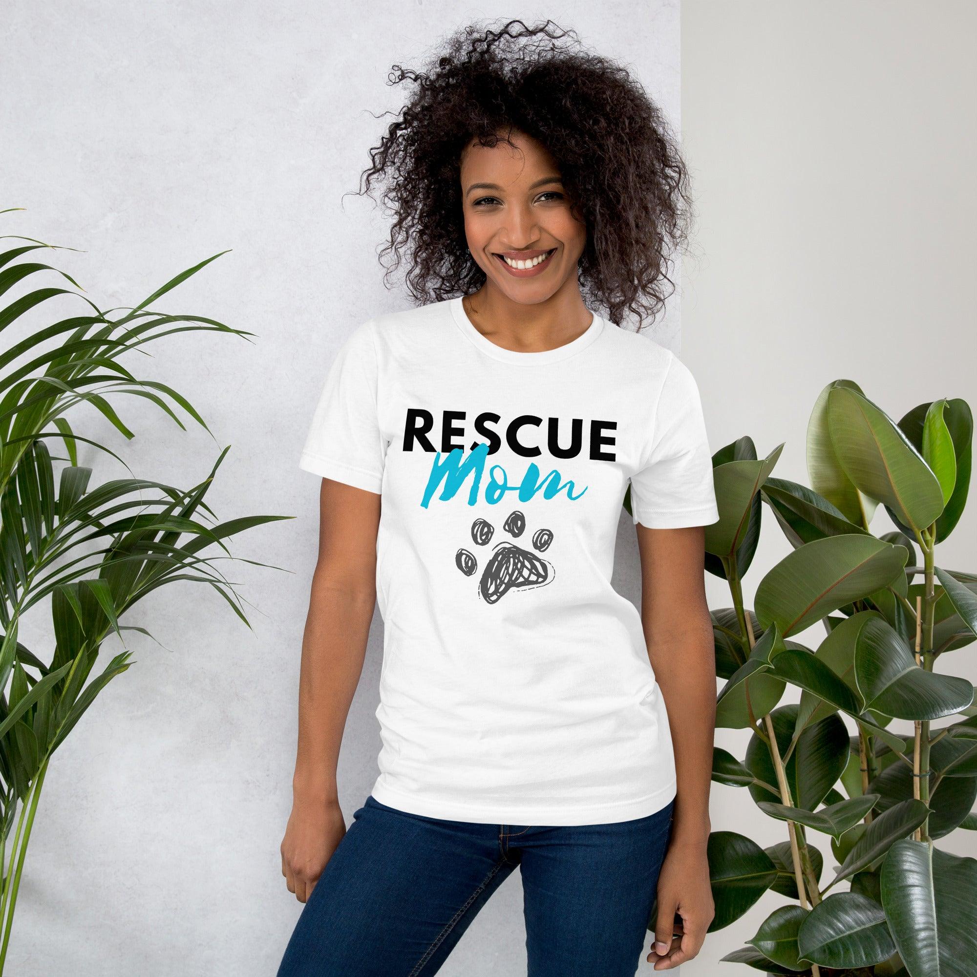 Rescue Mom Crew Neck Tee - Picture 10 of 10