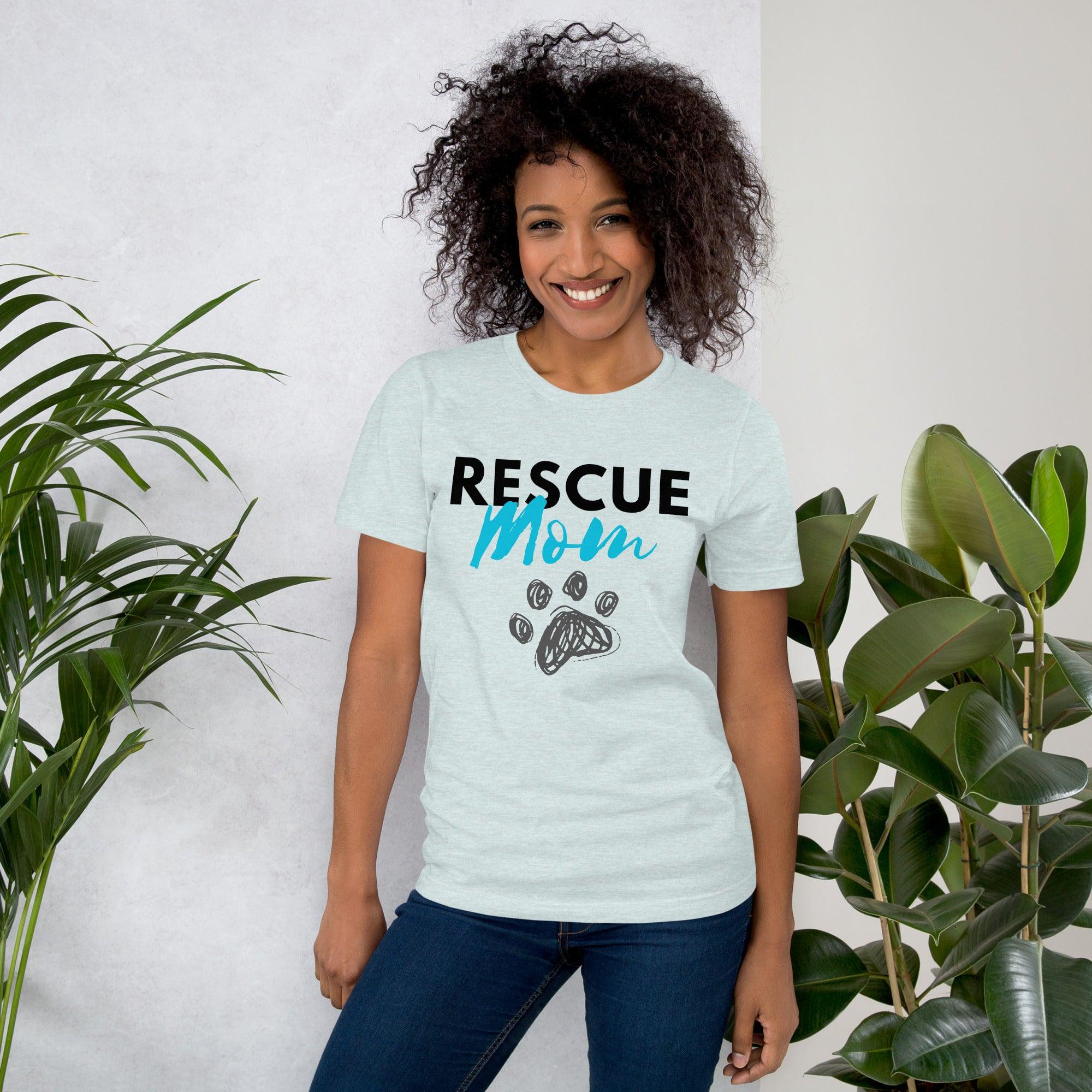 Rescue Mom Crew Neck Tee - Picture 9 of 10