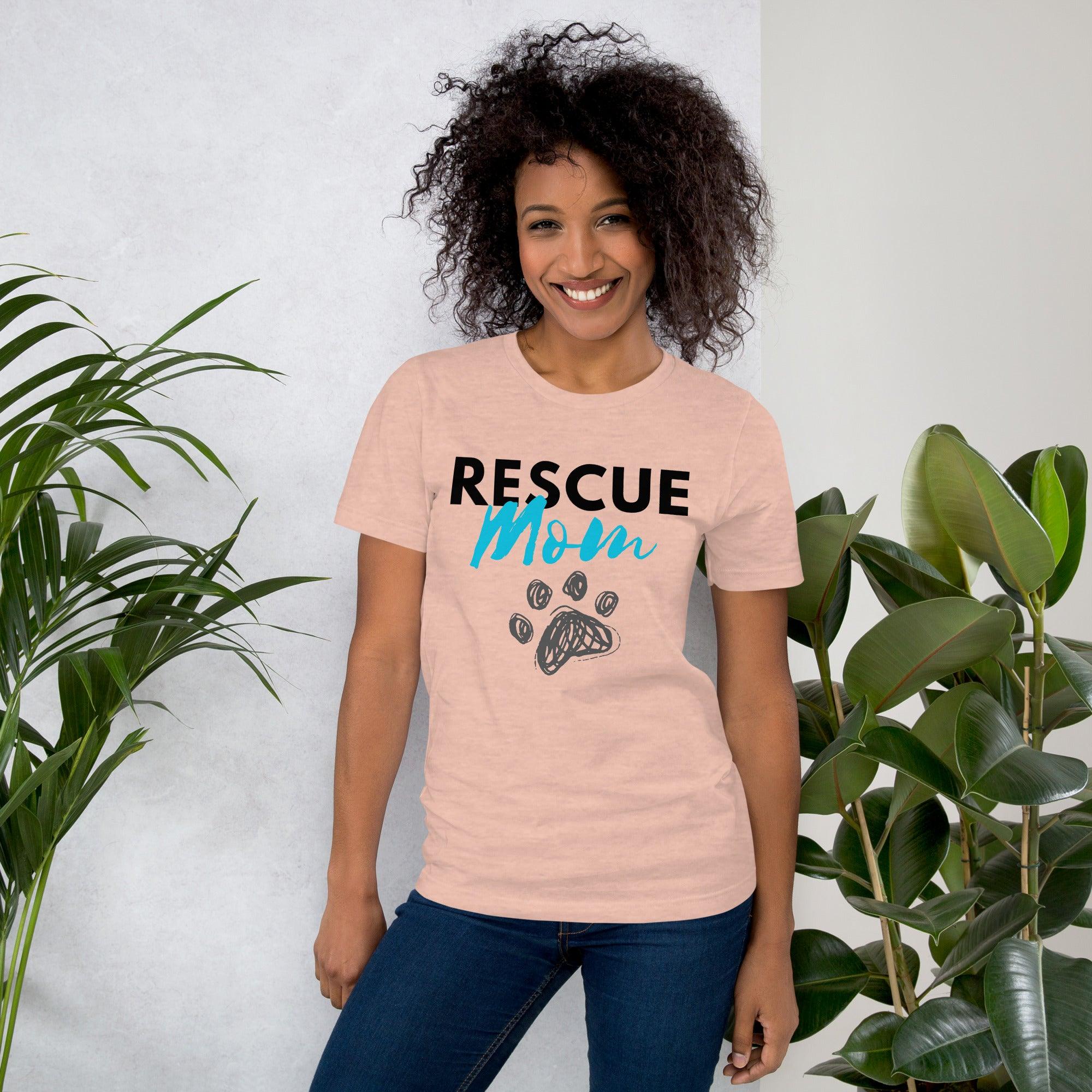 Rescue Mom Crew Neck Tee - Picture 6 of 10