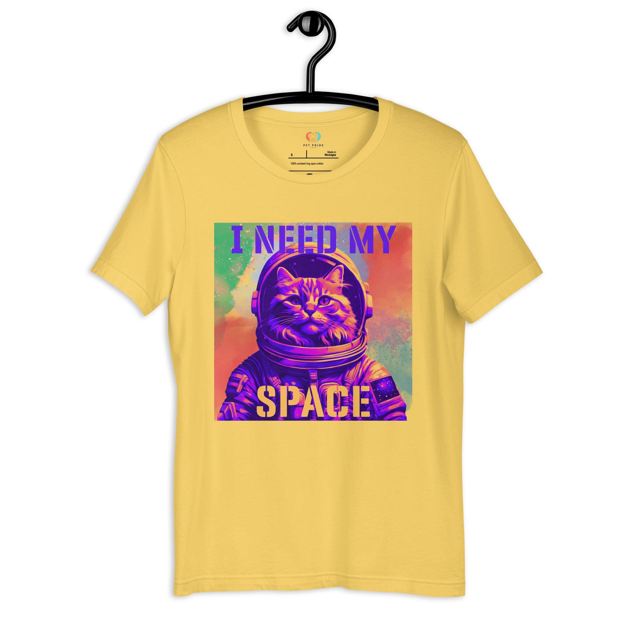 I Need My Space Astronaut Cat Crew Neck Tee - Picture 9 of 9