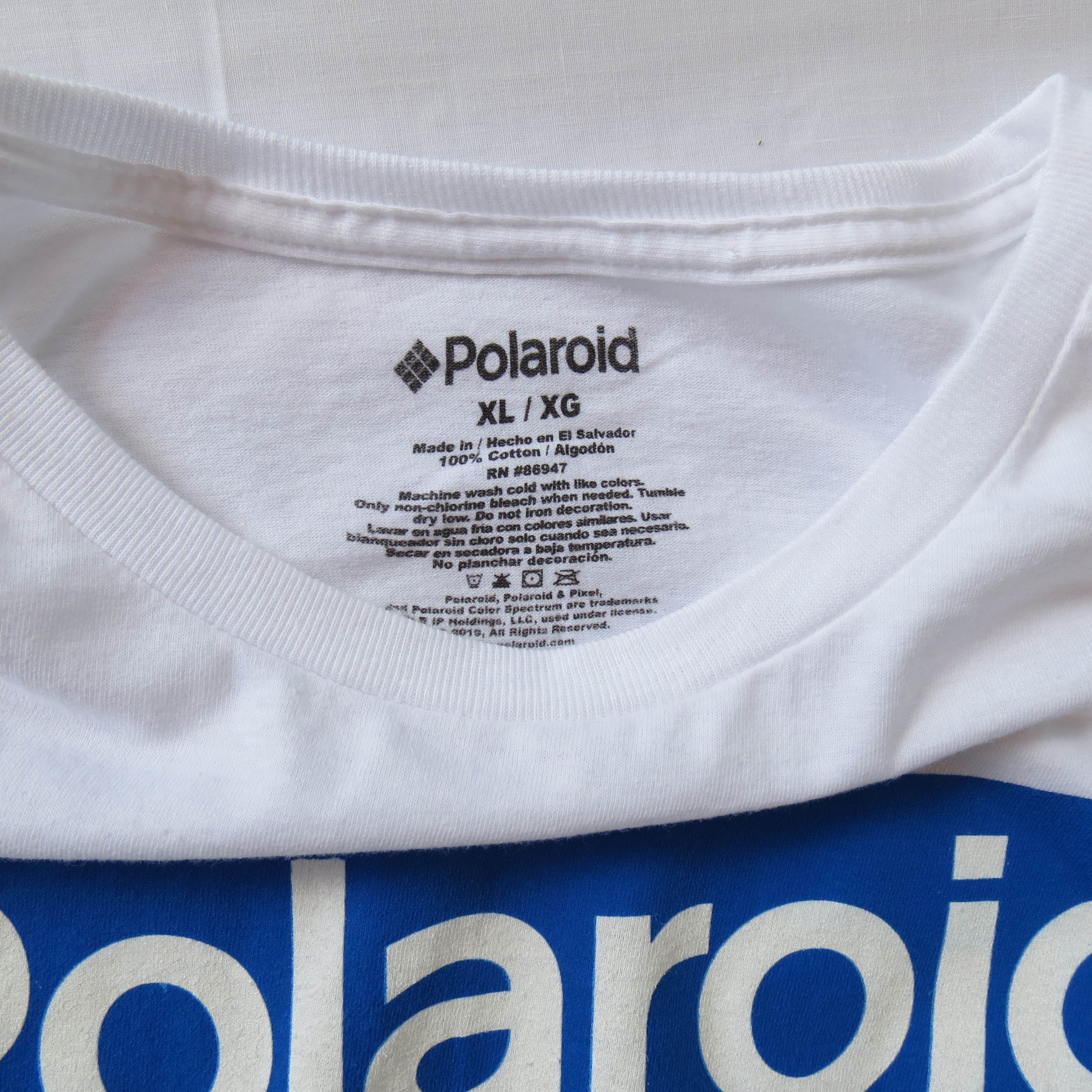 Polaroid 320 Land Camera since 1937 Short Sleeve White Graphic T-shirt