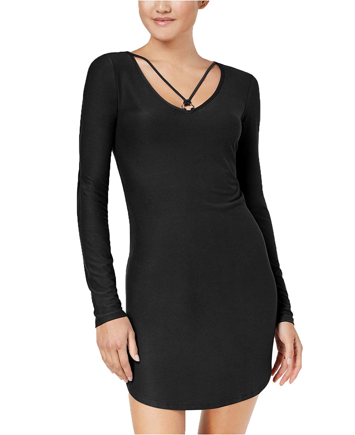 Gold Juniors' StrapDetailed Soft Bodycon Dress eBay