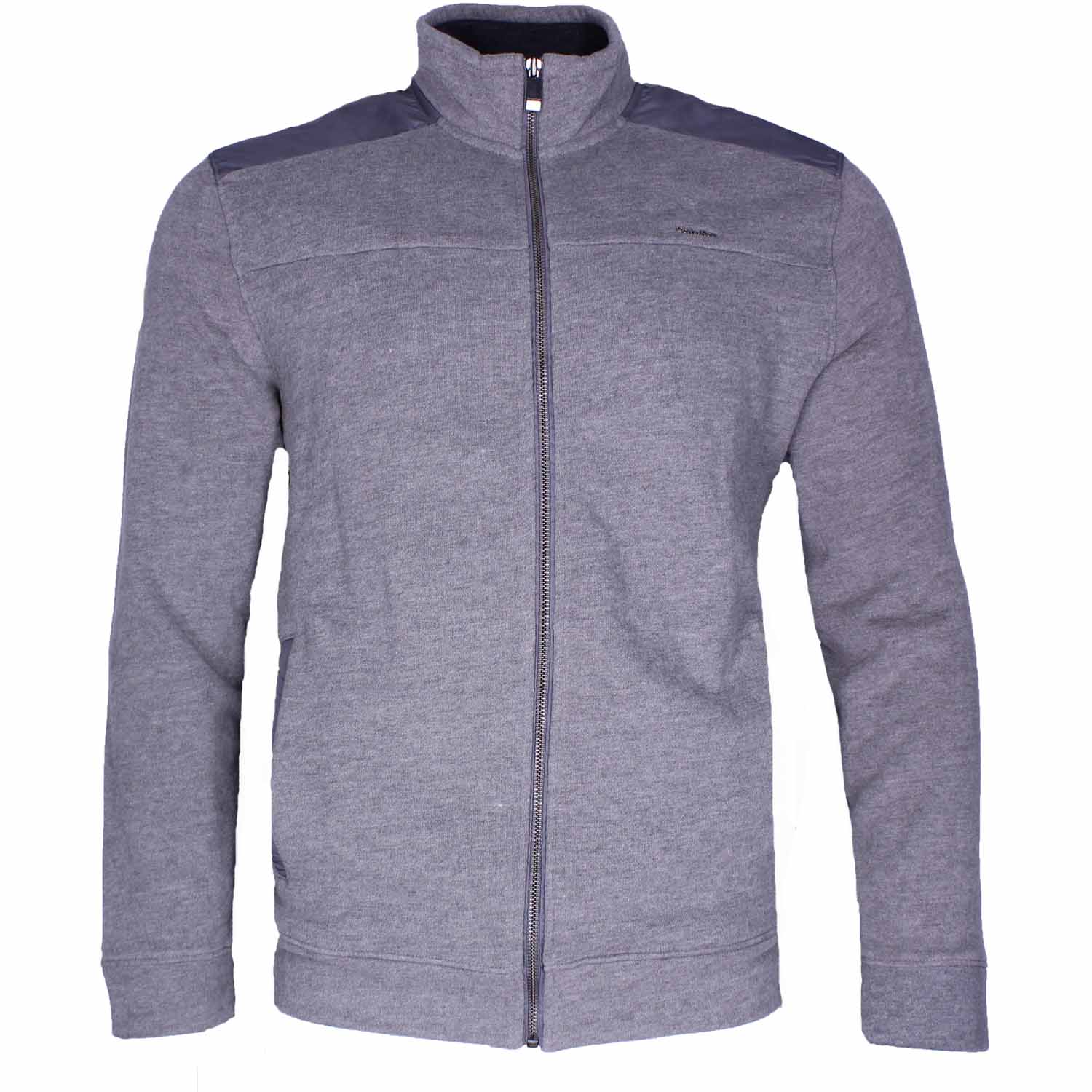 Calvin Klein Jeans Men's FullZip Fleece Mock Neck Sweatshirt Jacket eBay