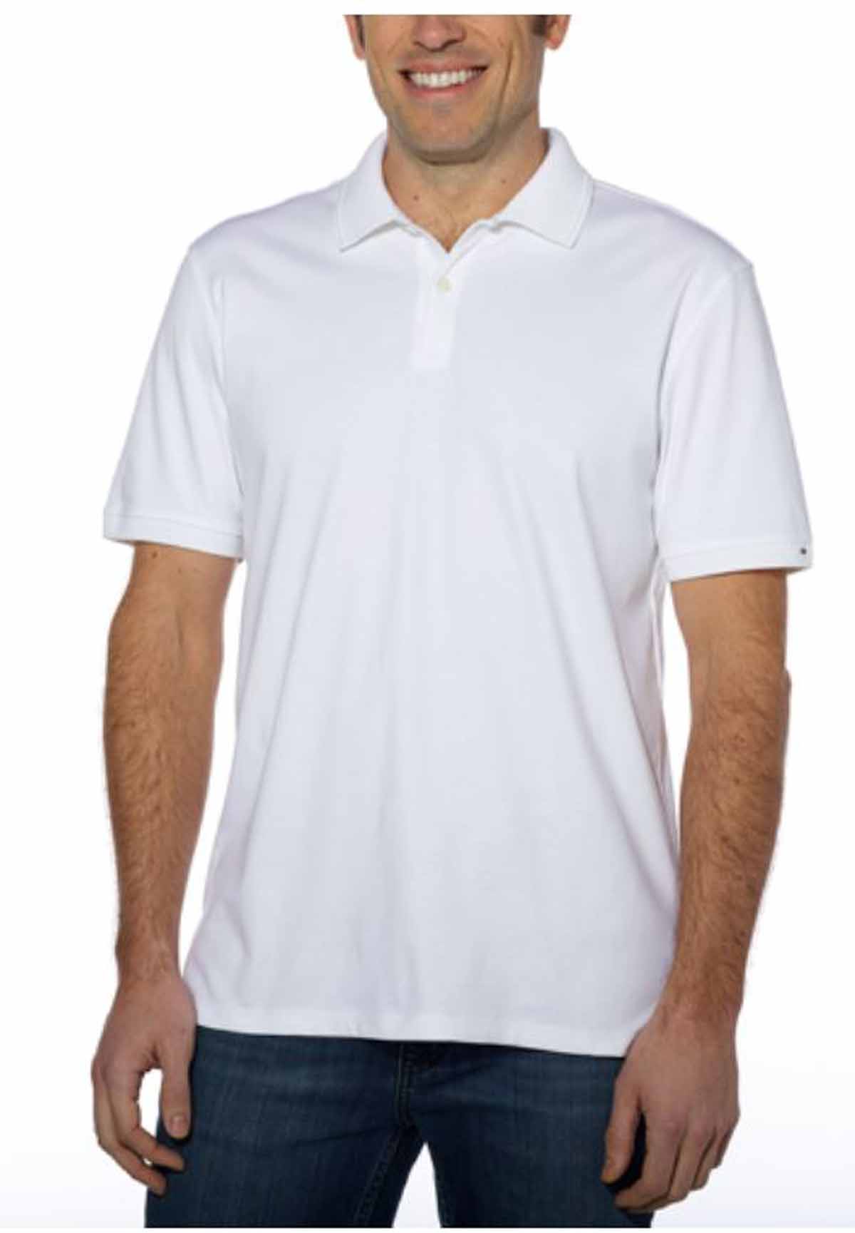 Calvin Klein Lifestyle Mens Lightweight Liquid Cotton Polo Shirt eBay