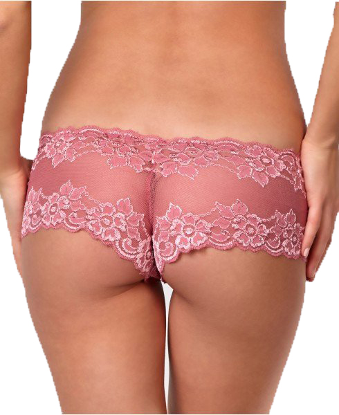 Montelle Intimates Women's Lace Cheeky Boyshort Panty - Picture 9 of 10