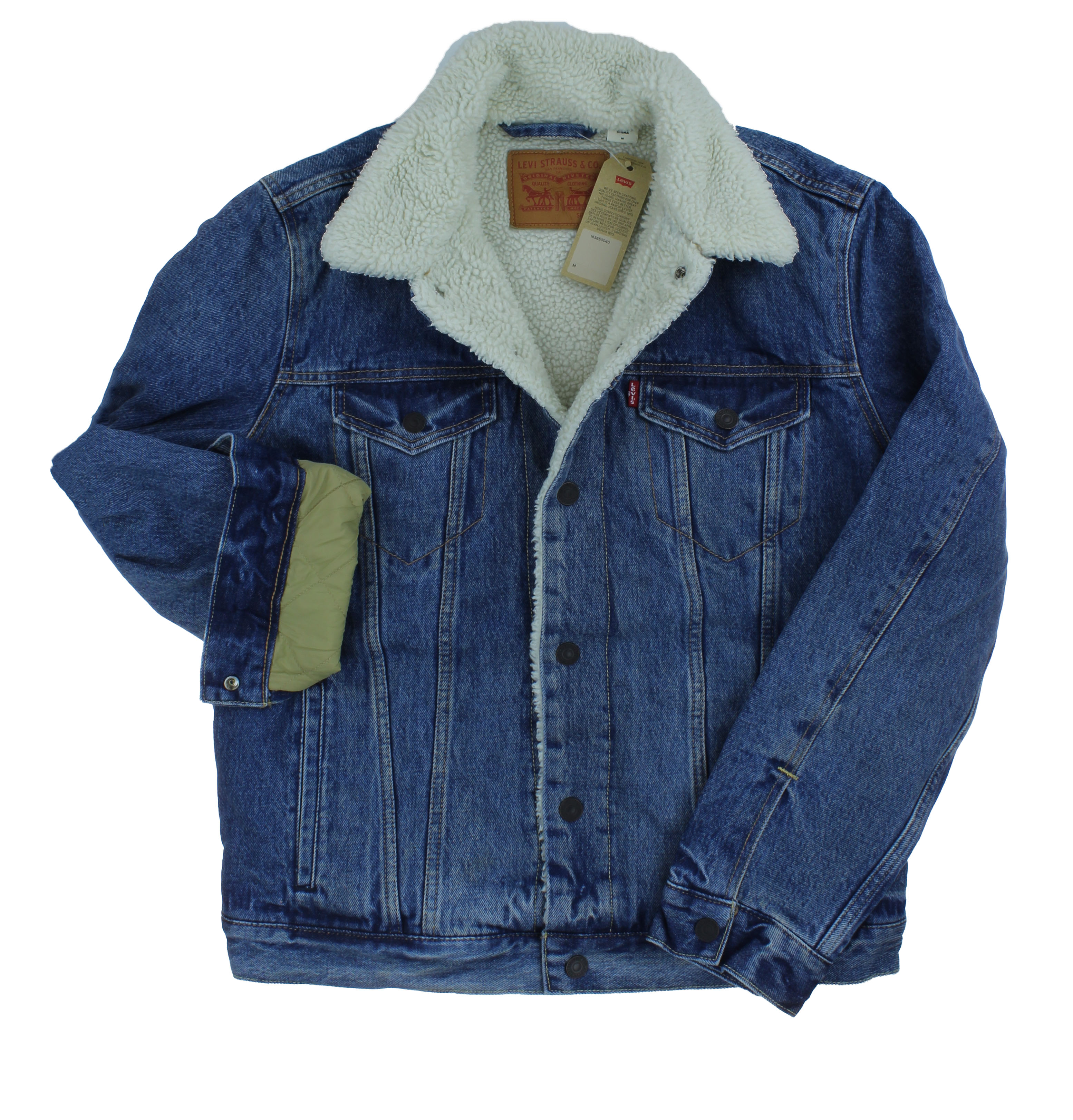 levis sherpa lined denim