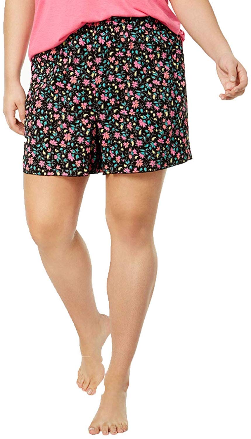 Jenni by Jennifer Moore Womens Woven Pajama Boxer Shorts | eBay