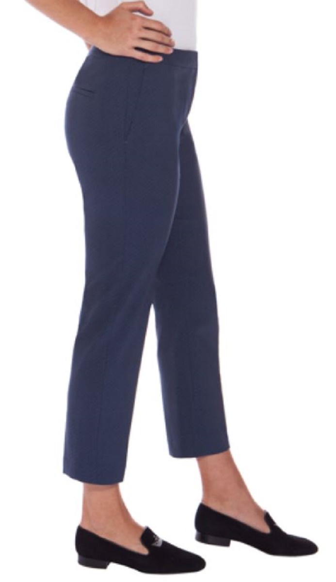 Mario Serrani Comfort Stretch Slim Fit Pants W/ Tummy Control 14/Dove - Foto 2