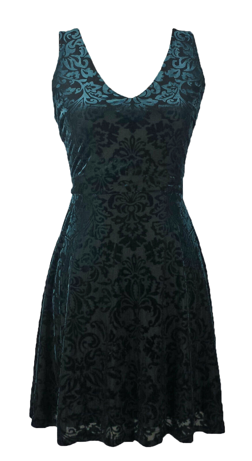 Velvet Print Fit & Flare Dress Velvet Print Fit & Flare Dress