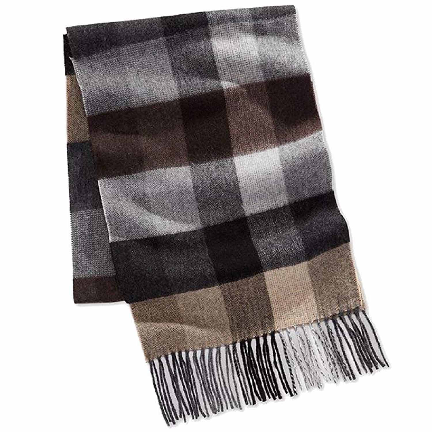 Club Room Mens Plaid Cashmere Scarf | eBay