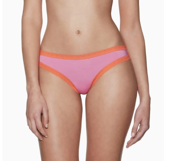 Blush Pretty Little Panties Women's Microfiber Thong Panty - Picture 2 of 15