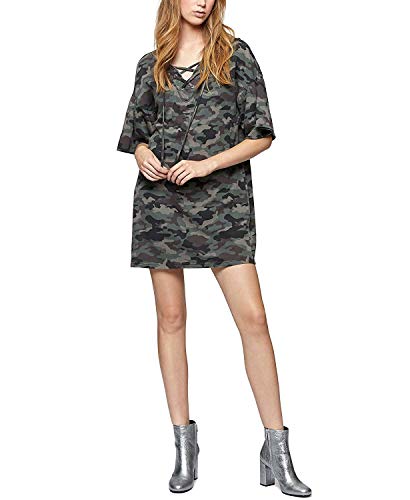 cotton camo dress Boudicca Summer Neon Lime Camouflage Midi Dress -Inclusive Plus Size up to  UK 26 / US 22