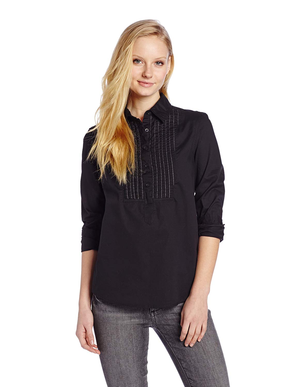 U.S. Polo Assn. Women’s Long Sleeve Stretch Pullover Shirt