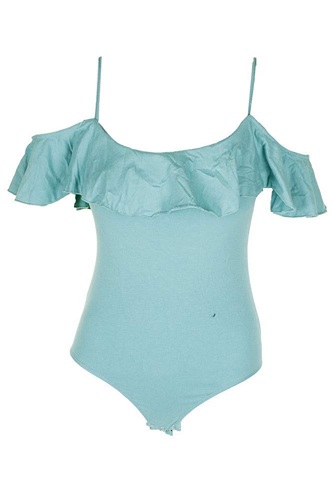 American Rag Juniors' Off-The-Shoulder Ruffled Bodysuit - Picture 8 of 8