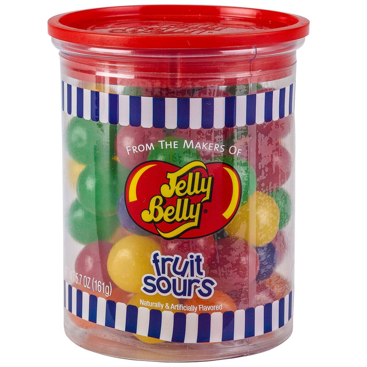 Jelly Belly Fruit Sours Chewy Candy 5.7 oz Clear Can eBay
