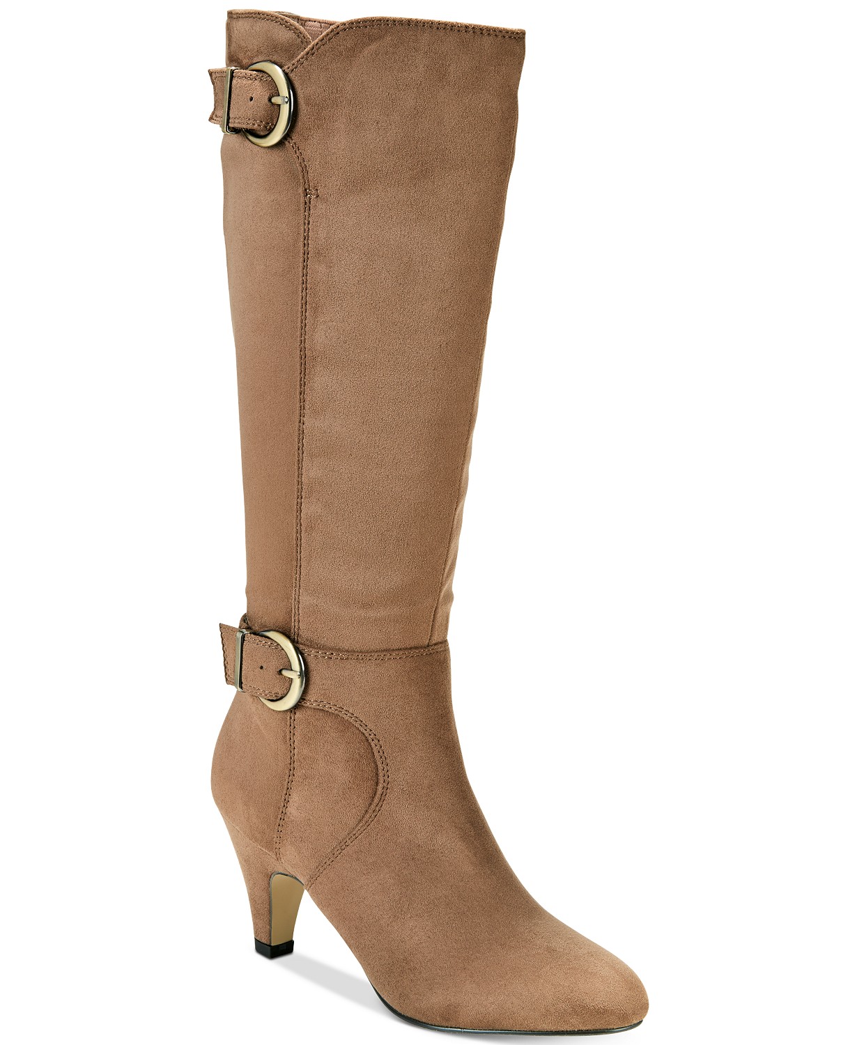 ジェルアップ Bella Vita Womens Toni II Buckle Boots, New Without Box (Fawn
